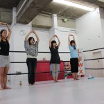 呼吸法を教わります
